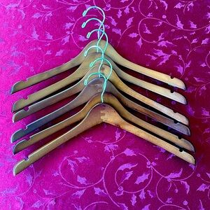 Set of 6 Wooden Hangers